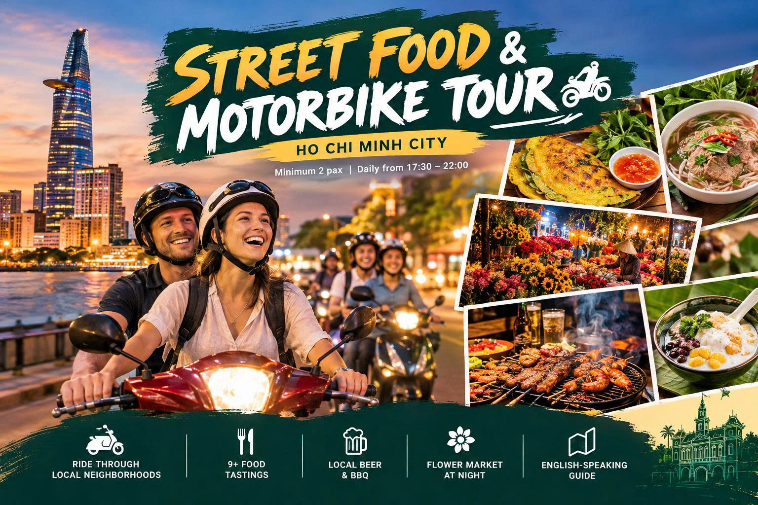 STREET FOOD & MOTORBIKE TOUR