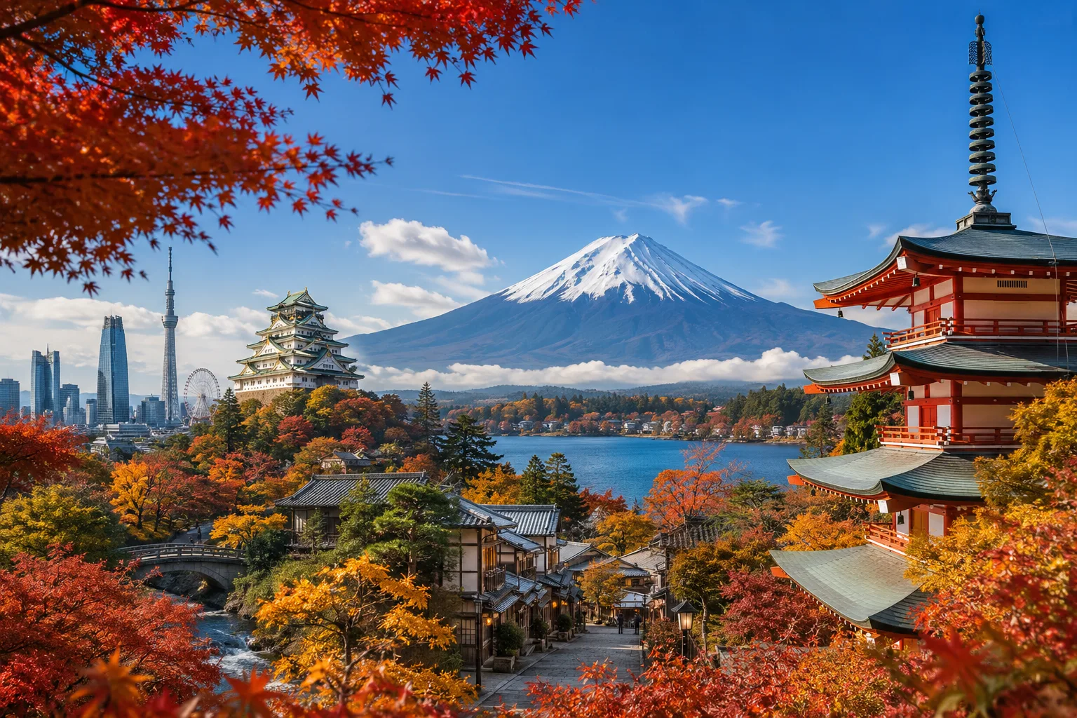 NHẬT BẢN 6N5D (KIX-NRT): OSAKA – KYOTO – NAGOYA – PHÚ SĨ – TOKYO