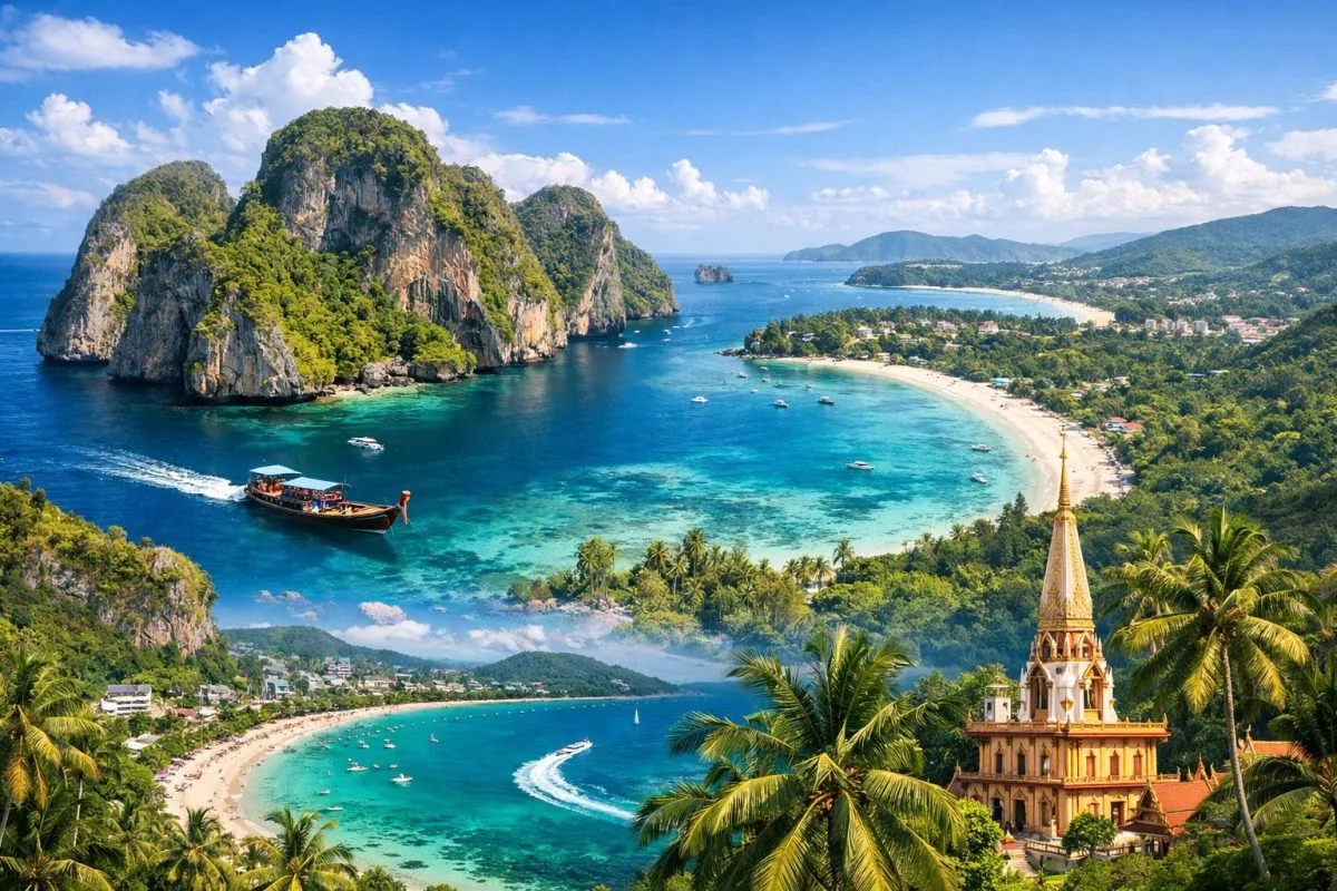 PHUKET 4N3Đ: ĐẢO PHI PHI - VỊNH MAYA (BAY VJ)