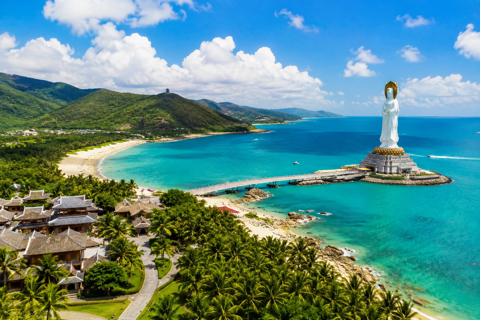 KHU DU LỊCH VĂN HÓA NAM SƠN - BIỂU TƯỢNG TÂM LINH NỔI TIẾNG CỦA ĐẢO HẢI NAM