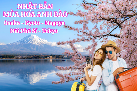 Nhật Bản Hoa Anh Đào: OSAKA – KYOTO – NAGOYA – TOKYO