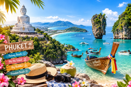 TOUR PHUKET 2026: ĐẢO PHI PHI/ PHANG NGA 4N3D (BAY VJ)