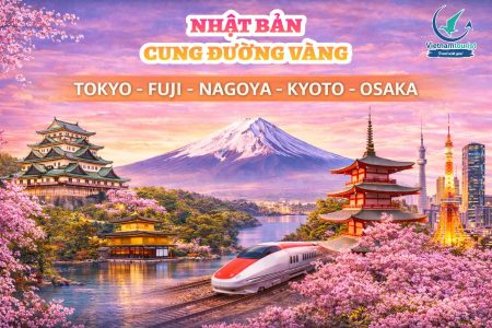 CUNG ĐƯỜNG VÀNG NHẬT BẢN: TOKYO – FUJI – NAGOYA – KYOTO – OSAKA 6N5Đ [T]